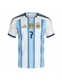 Moške Nogometnih dresov Argentina Rodrigo De Paul #7 Domači SP 2026 Kratki rokavi